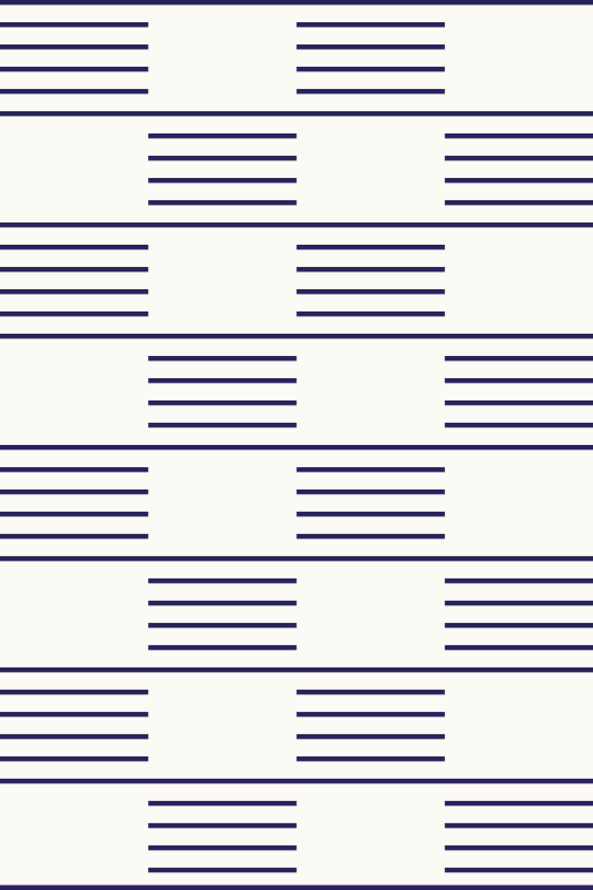 Stilfulde lineære mønstre vinyl tæppe til stuen - TenStickers