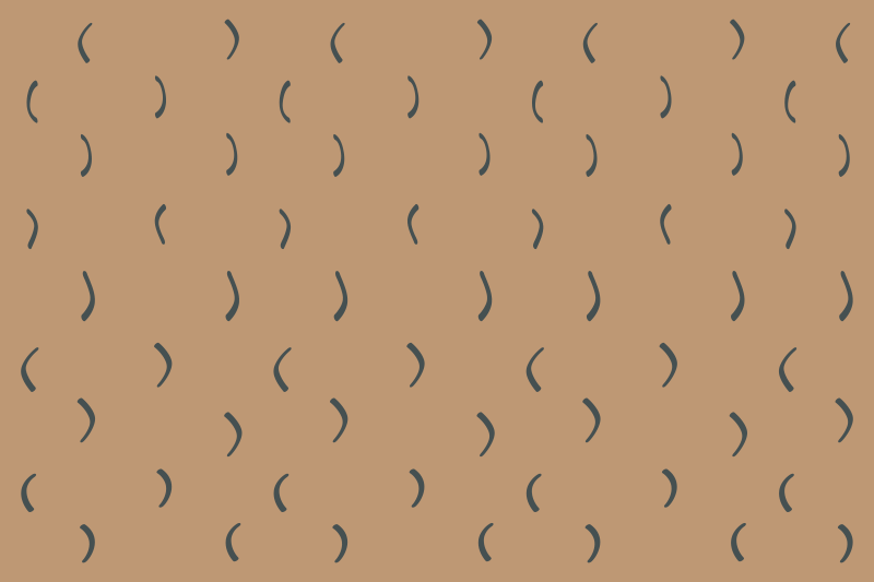 Buet brunt mønster minimalistiske vinyl tæppe - TenStickers