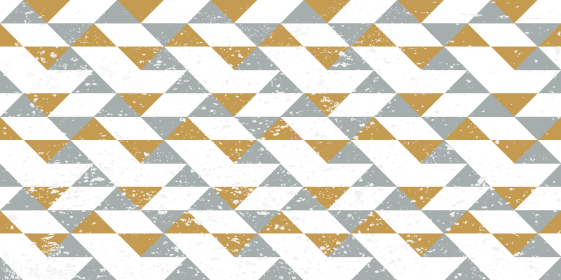 Køkken geometriske grunge køkkenfliser - TenStickers