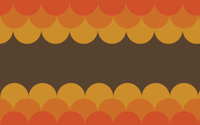 70'ers pop vintage kammusling retro vintage tæppe - TenStickers