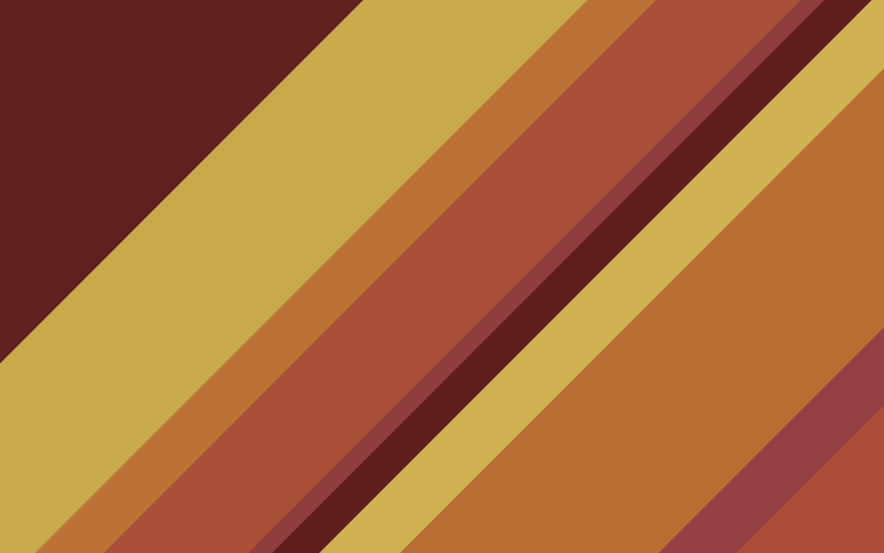 Varme retrostriber vintage vinyl tæppe - TenStickers