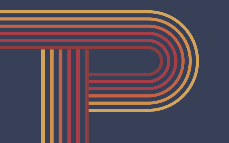 Farverig linjeoverlejring geometriske vinyl tæppe - TenStickers