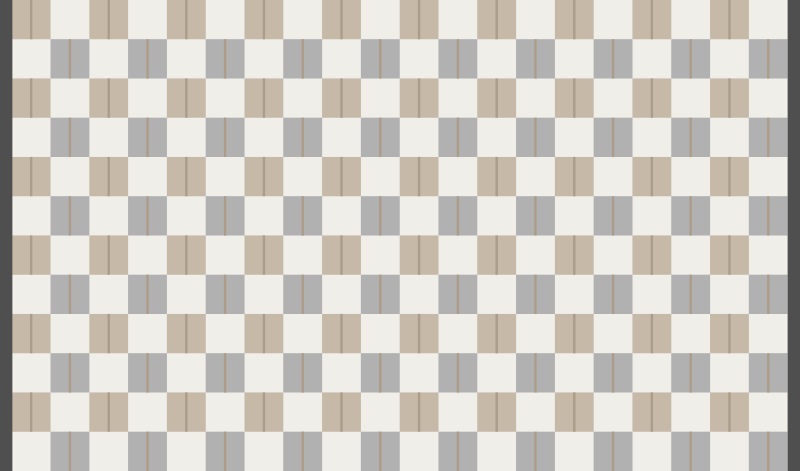 Nordisk stil firkantet creme nordisk vinyltæppe - TenStickers