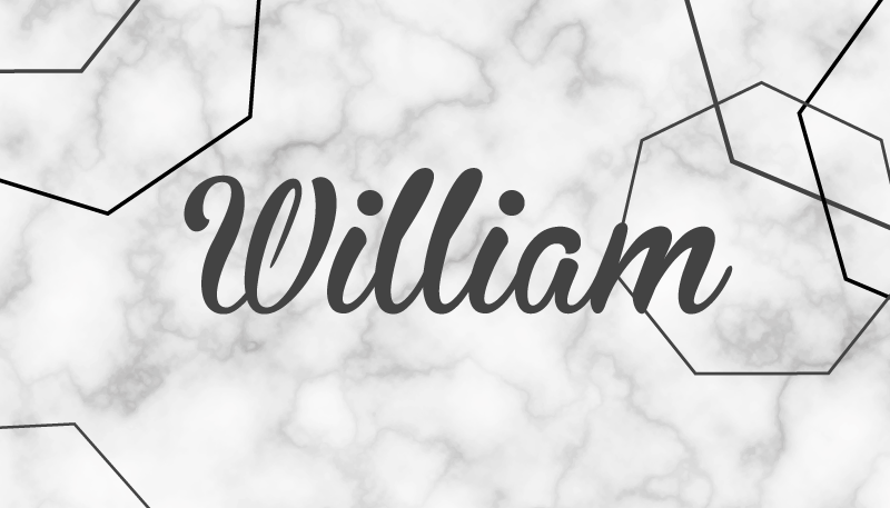 Marmor brugerdefineret navn vinyltæppe til soveværelse - TenStickers