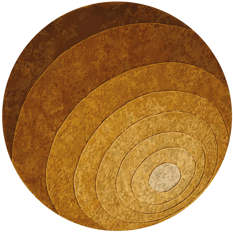 Naturlag vinyl tæppe med træeffekt - TenStickers