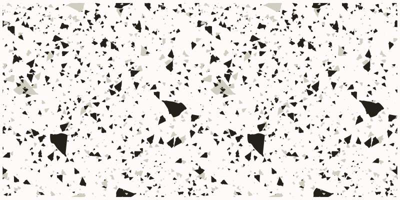 Terrazzofragmentering marmor vinyl tæppe - TenStickers