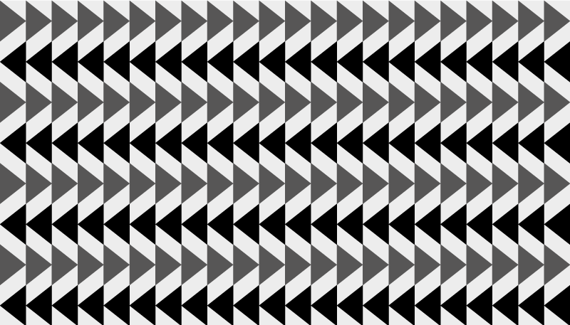 Gråt trekantet mønster geometriske vinyl tæppe - TenStickers