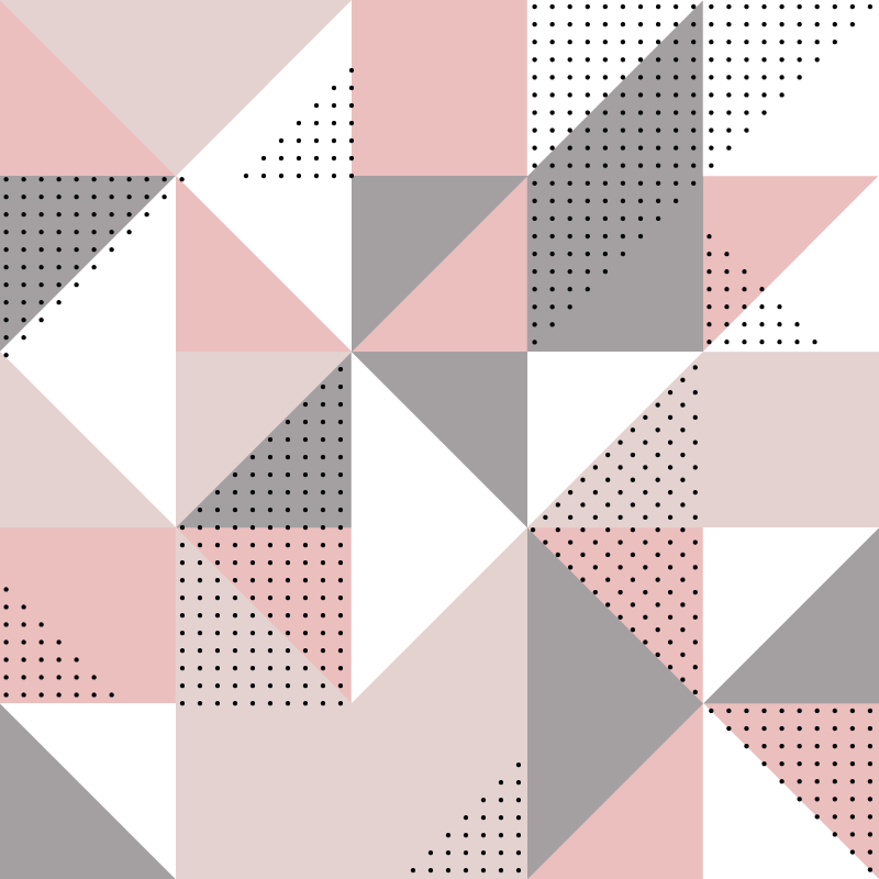 Trekantede farvesegmenter geometriske vinyl tæppe - TenStickers