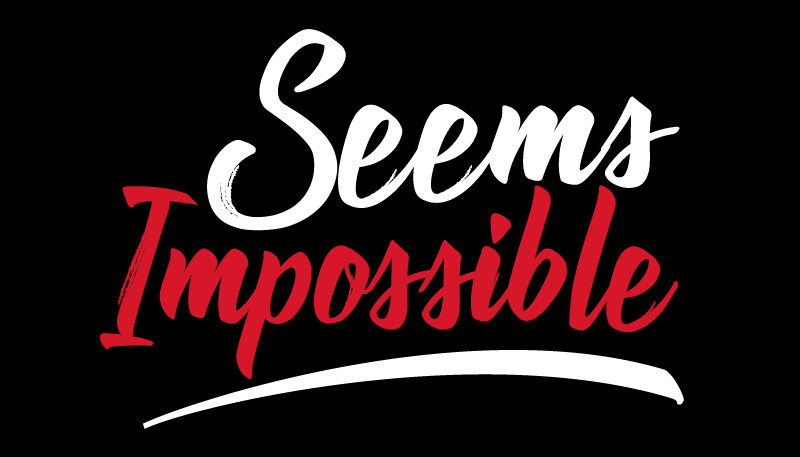 Virker umuligt vinyl tæppe med sætninger - TenStickers