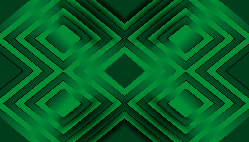 Grøngrå sort mosaik vinyltæppe - TenStickers