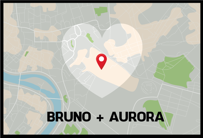 Google maps ubication personlig mat - TenStickers