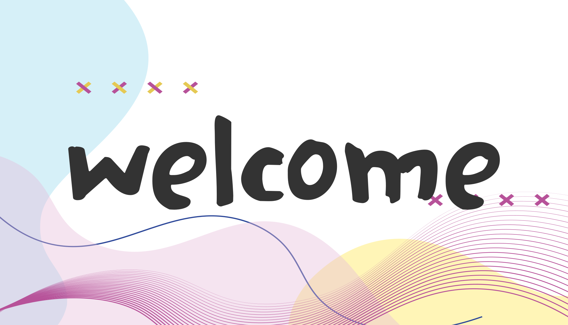 Moderne abstrakt velkomst vinyltæppe til entre - TenStickers