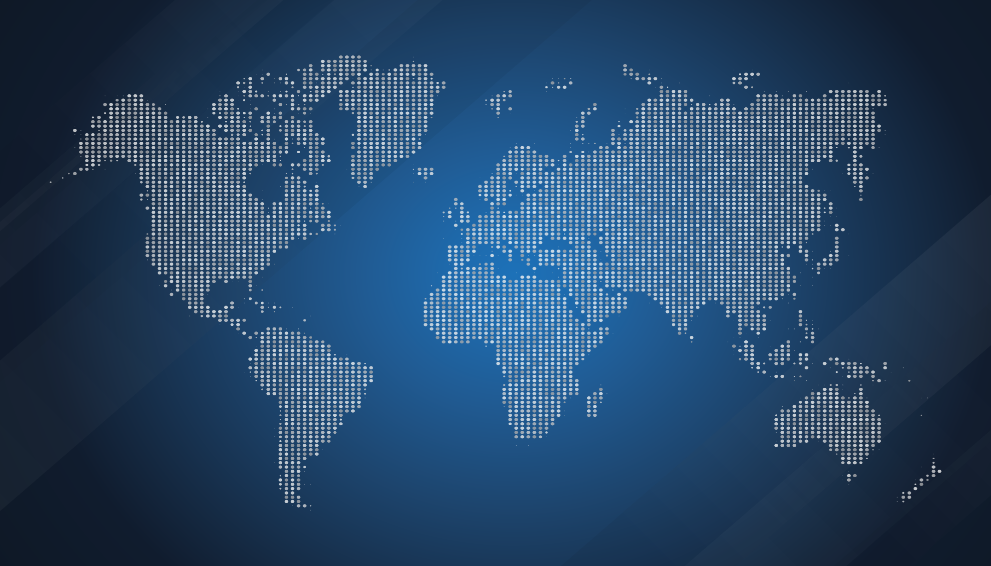 Blåt grafisk design verdenskort vinyl tæppe - TenStickers
