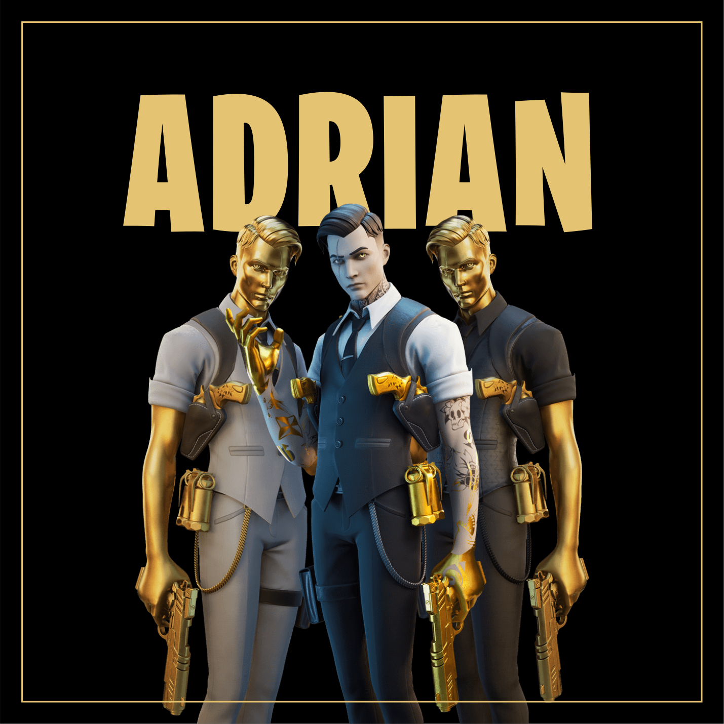 Videospil guld mand soveværelse tæppe - TenStickers