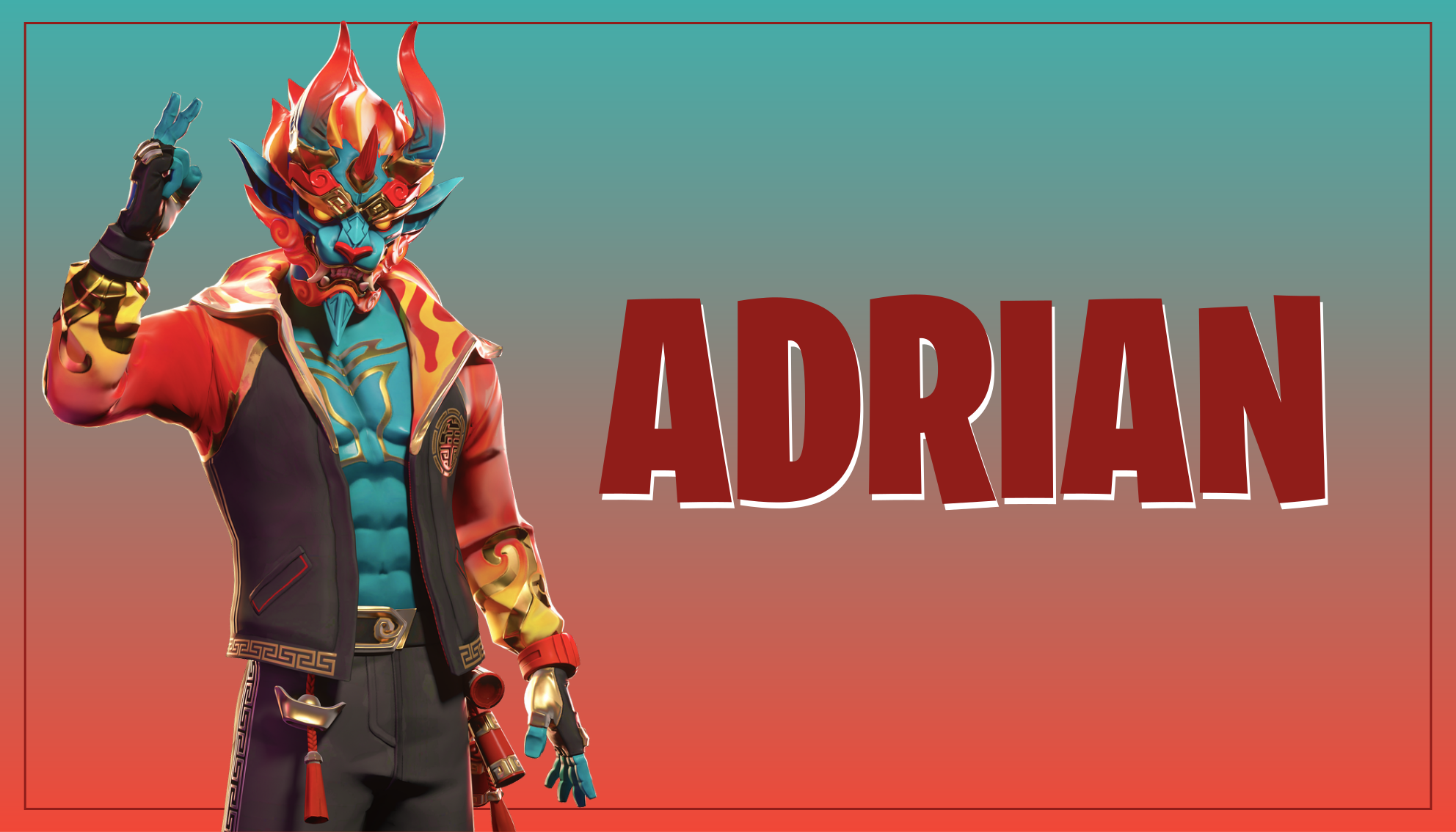 Spilfigur med navn vinyl tæppe til teenagere - TenStickers