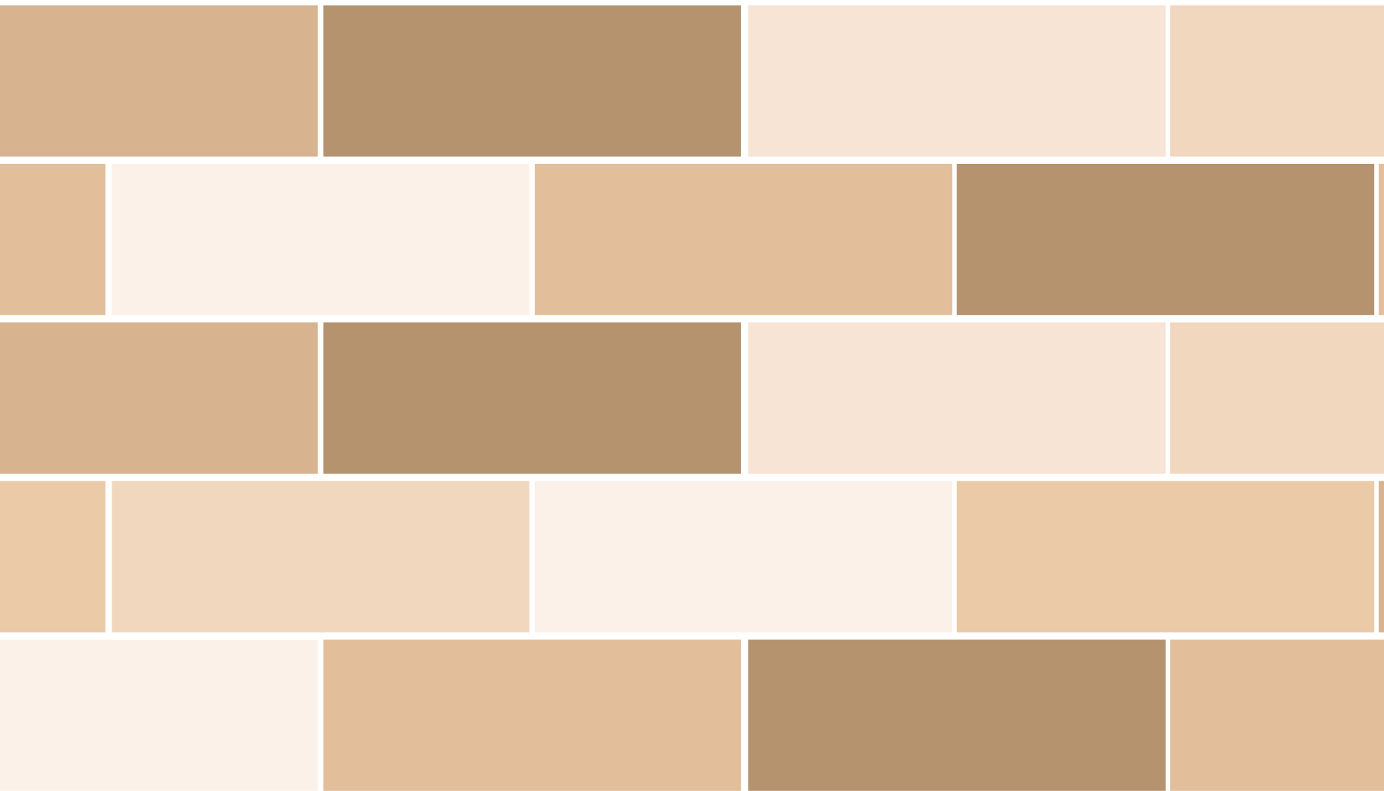 Neutrale murstensfliser vinyl tæppe til badeværelset - TenStickers