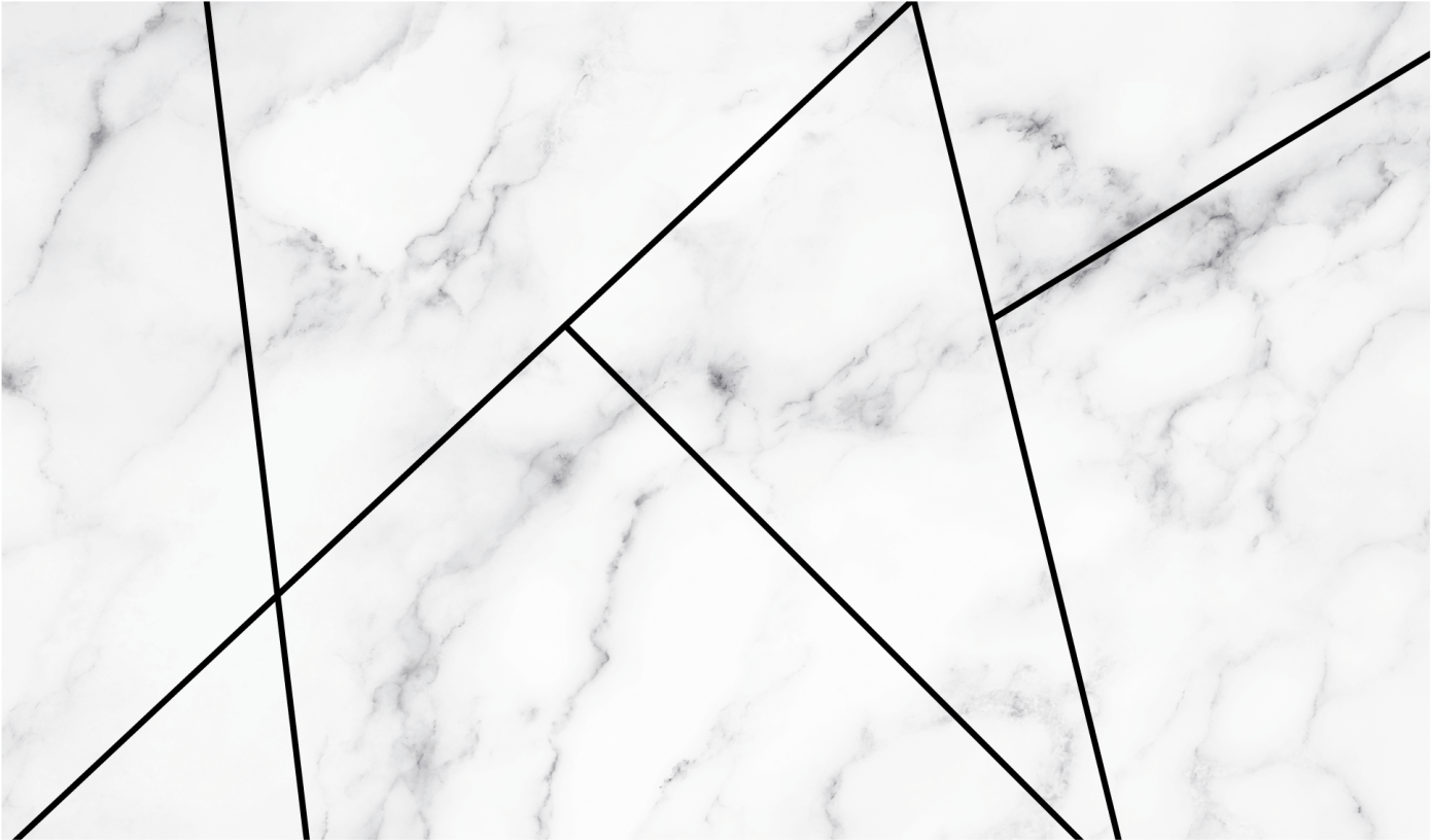 Hvid elegant marmorbadeværelse på gulvet - TenStickers