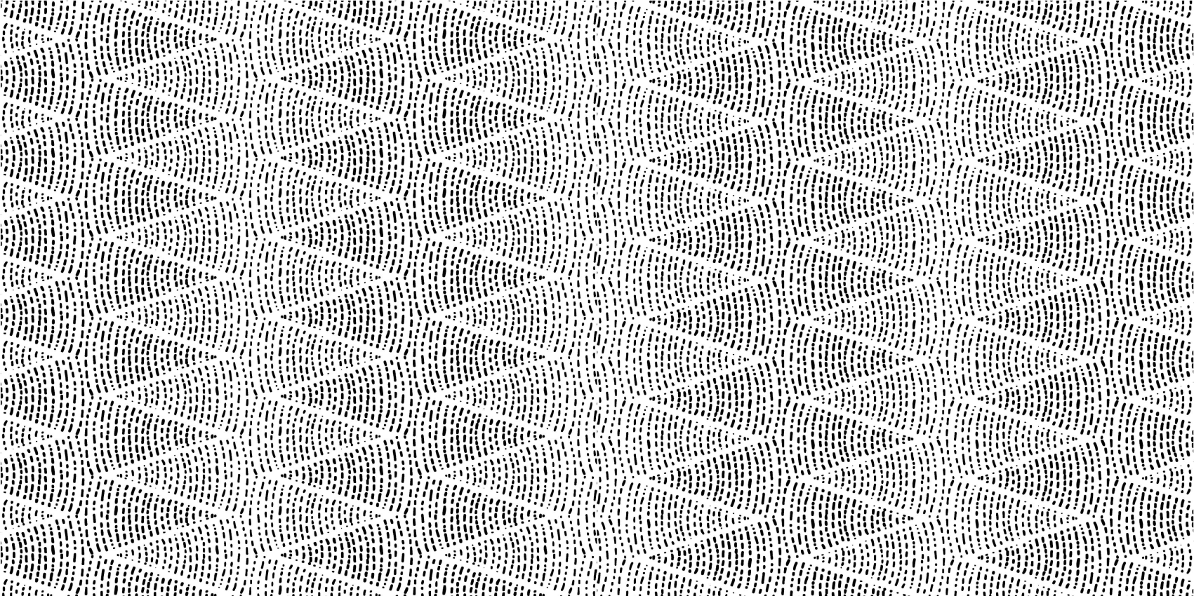 Trekantede sorte bølger skandinaviske vinyl tæppe - TenStickers