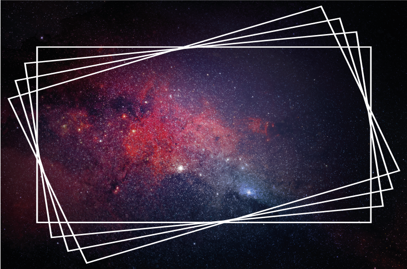 Kosmiske tågemønstre moderne vinyl tæppe - TenStickers