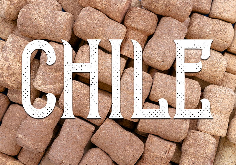 Chile vinpropper tilpasset tæppe - TenStickers