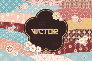 Personlig blomster og mønstre vinyl tæppe - TenStickers