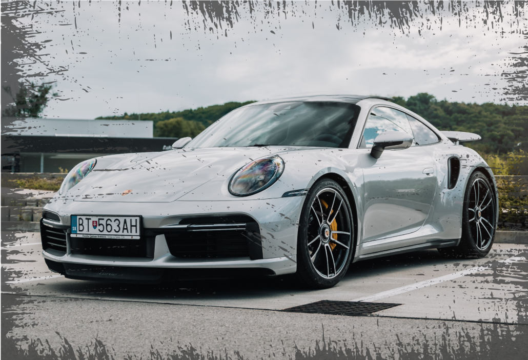 Moderne porsche 911 vintage tæppe - TenStickers