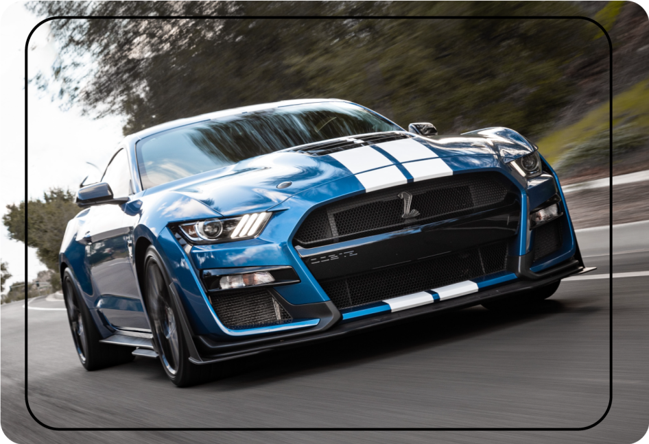 Shelby gt350 vintage vinyl tæppe - TenStickers