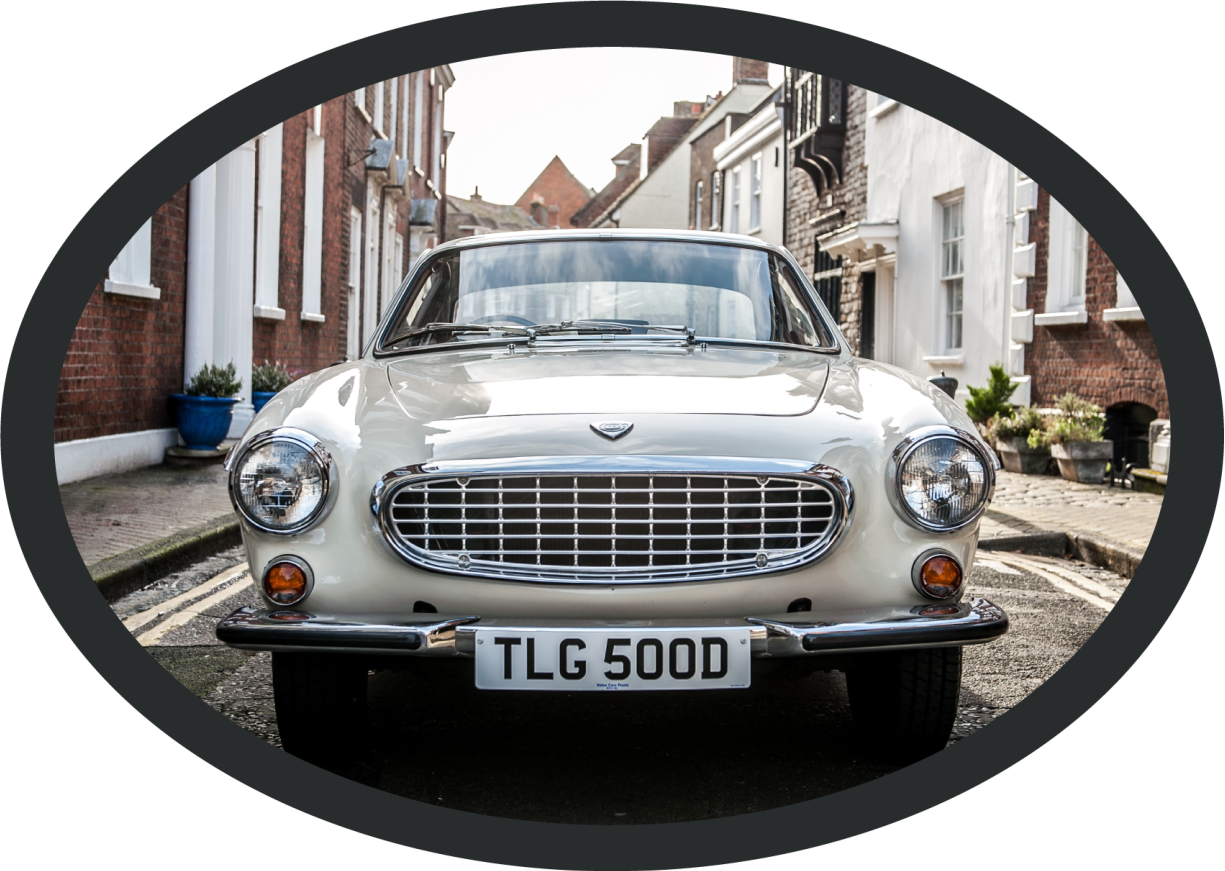 Volvo p1800 vintage vinyl tæppe - TenStickers