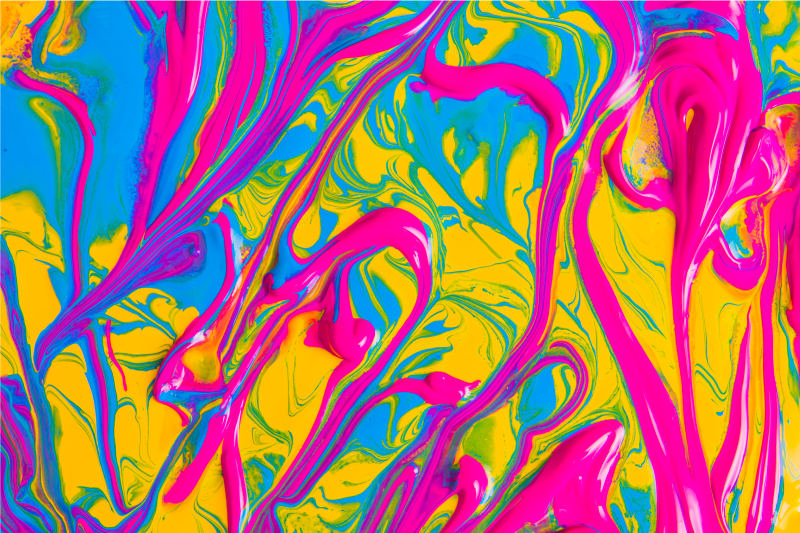 Levende hvirvelmønstre moderne vinyl tæppe - TenStickers