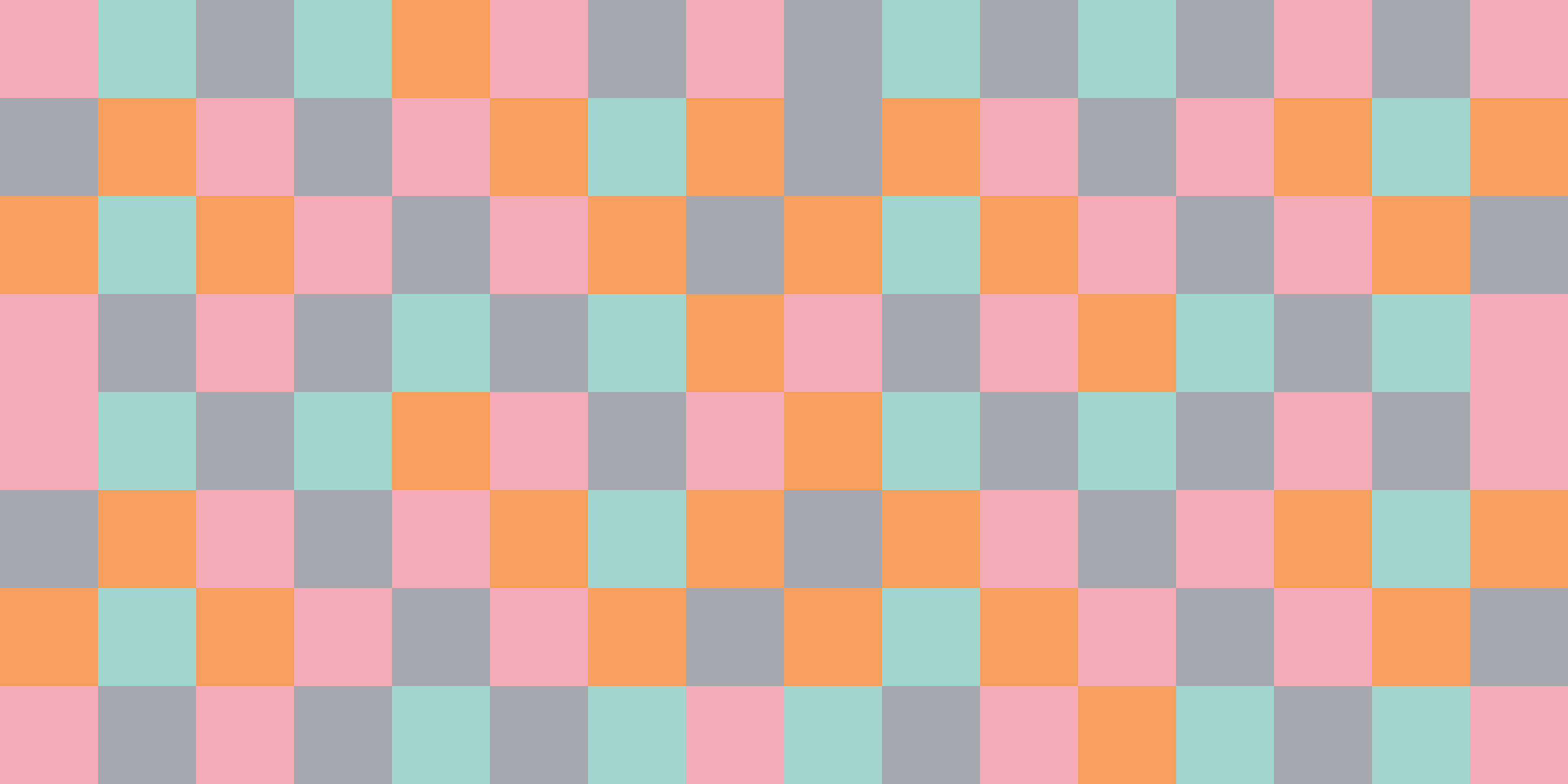 Farverigt skakbræt geometriske vinyl tæppe - TenStickers