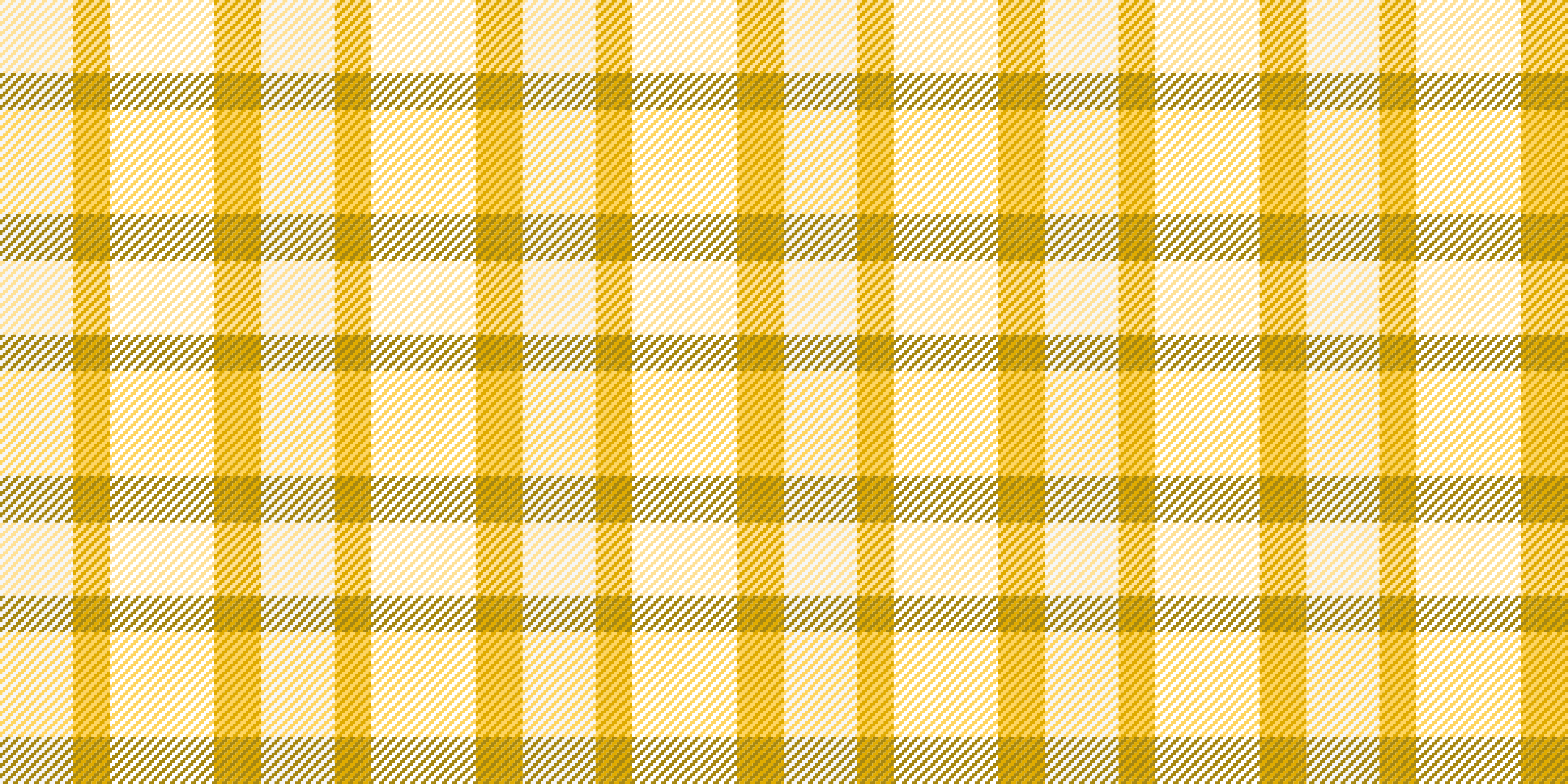 Gul og hvid firkantet mønster rektangulært tæppe - TenStickers