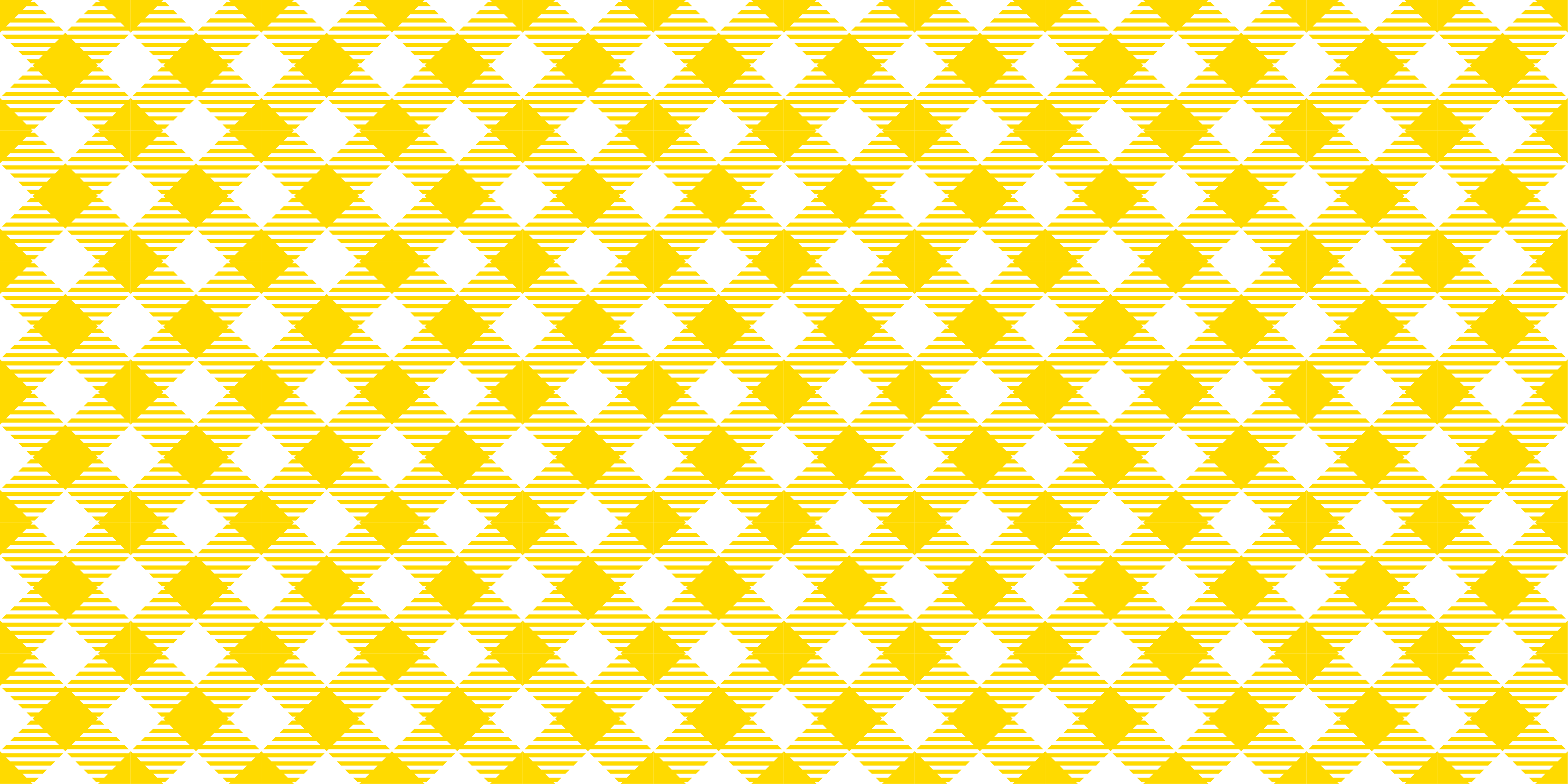 Gul diamantmotiv stribede vinyl tæppe - TenStickers