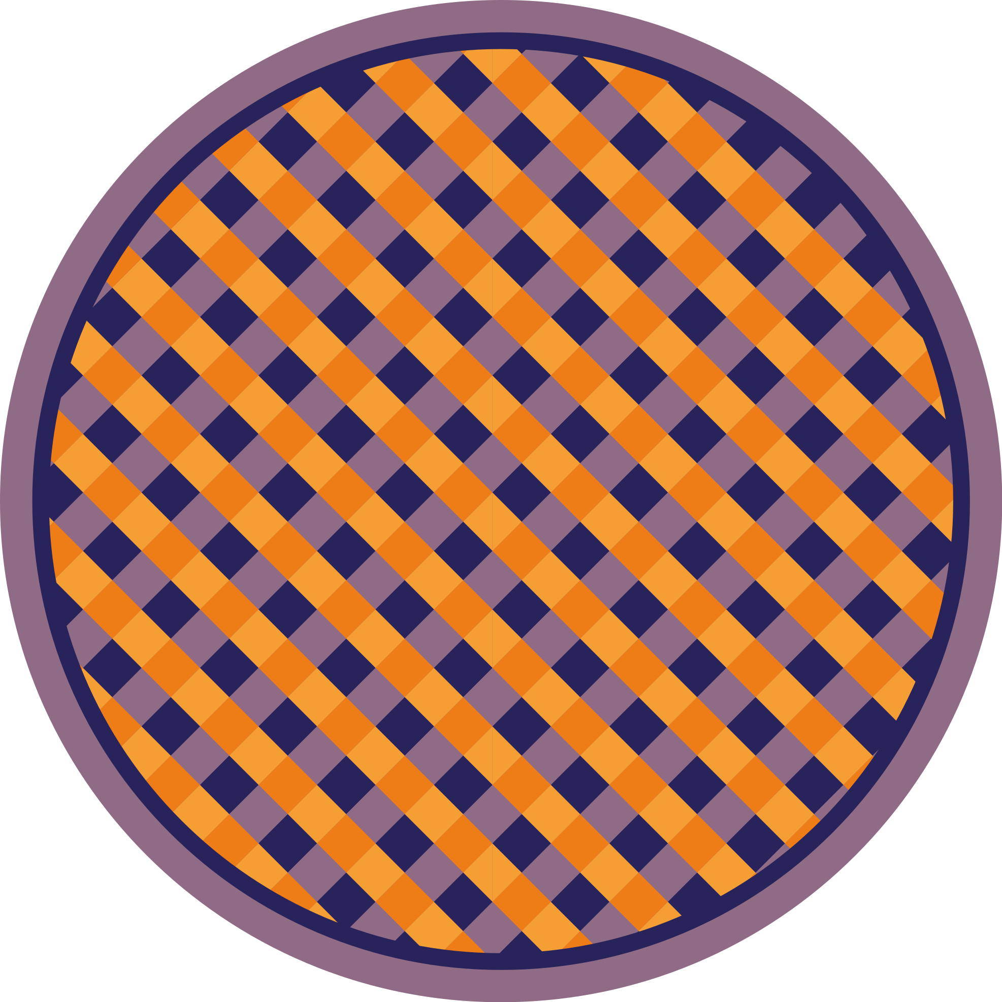 Fedt ternet mønster stribede vinyl tæppe - TenStickers