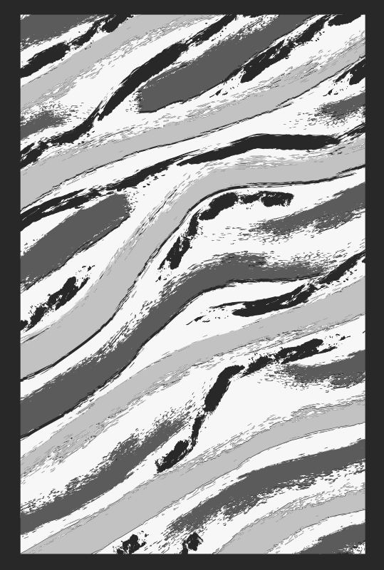 Stilfulde zebrastriber vinyltæppe med dyreprint - TenStickers