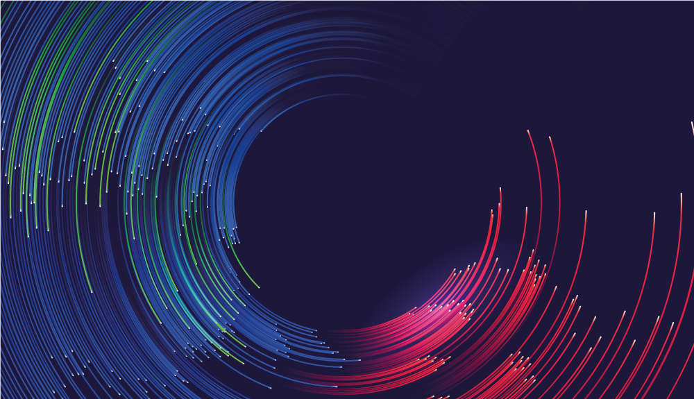 Hvirvlende farvebølger moderne vinyl tæppe - TenStickers