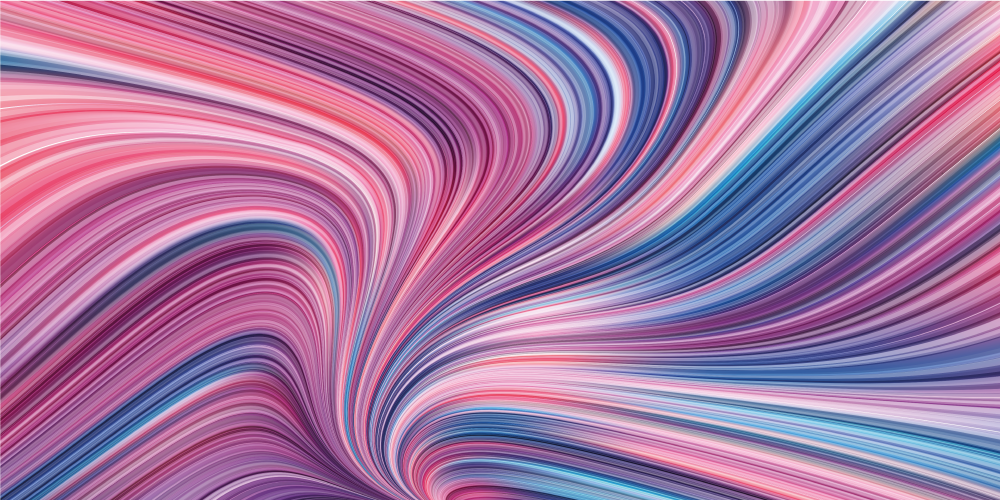 Vridende farvekorrementer tekstur vinyl tæppe - TenStickers