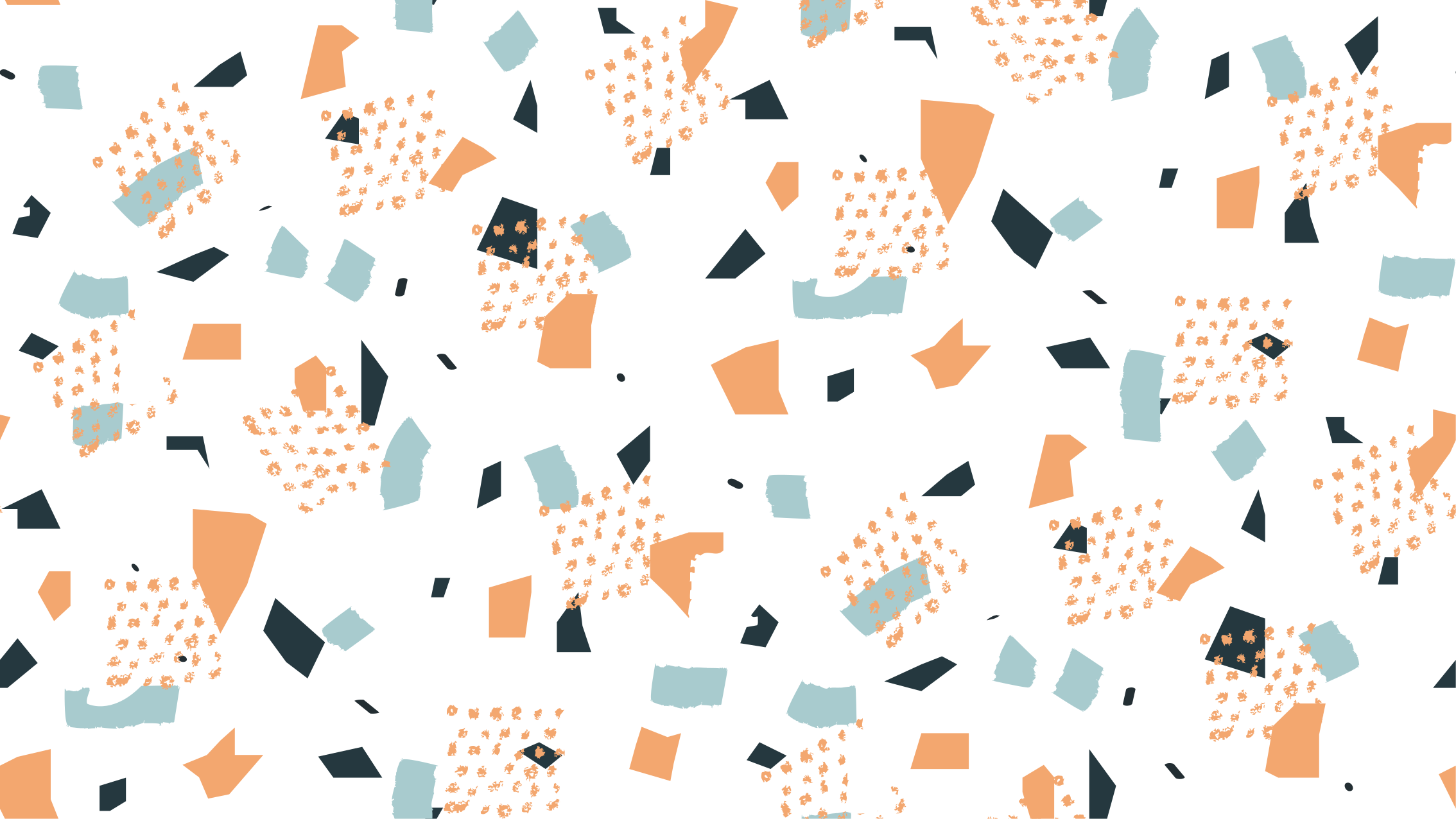 Abstrakte former koncept geometriske vinyl tæppe - TenStickers