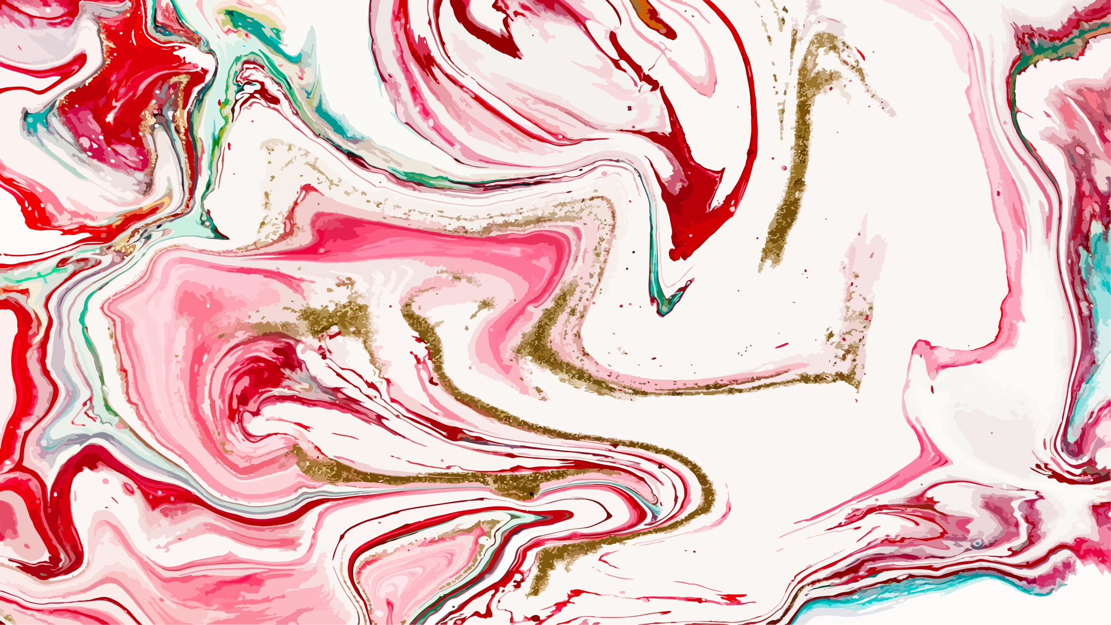 Hvirvlende lyserød elegance moderne vinyl tæppe - TenStickers