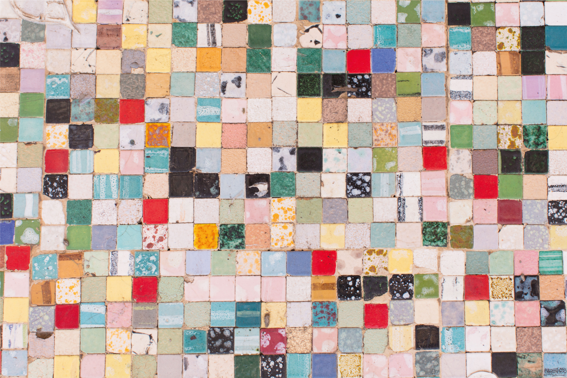 Vintage flisebelagt keramisk tekstur flisebelagt tæppe - TenStickers