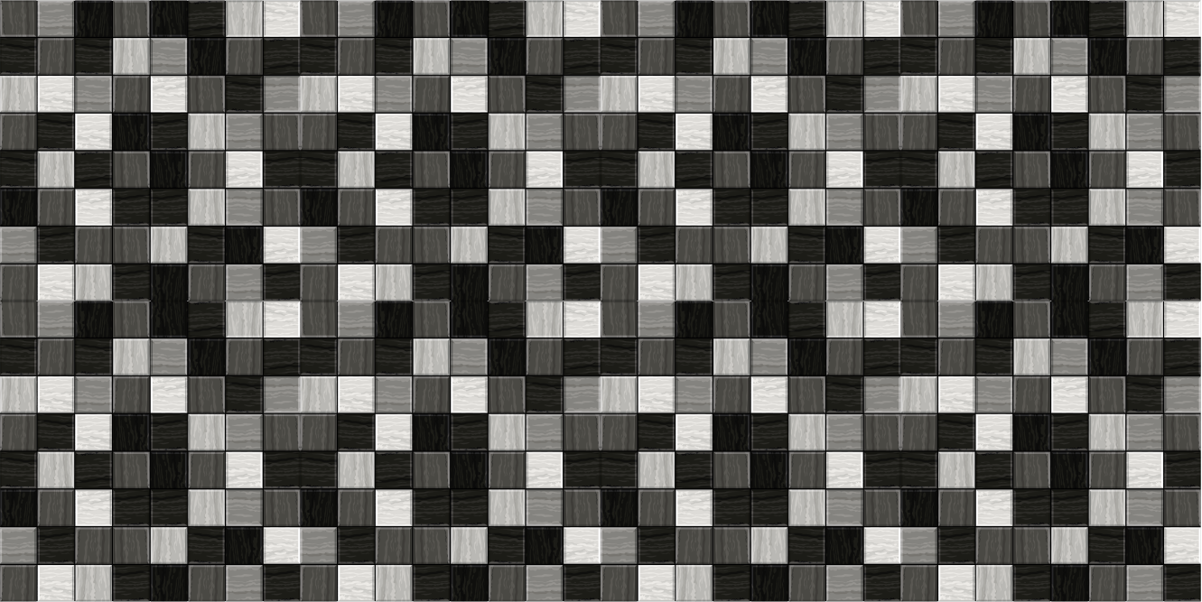 Grå nuancekvadrater vinyl tæppe til badeværelset - TenStickers