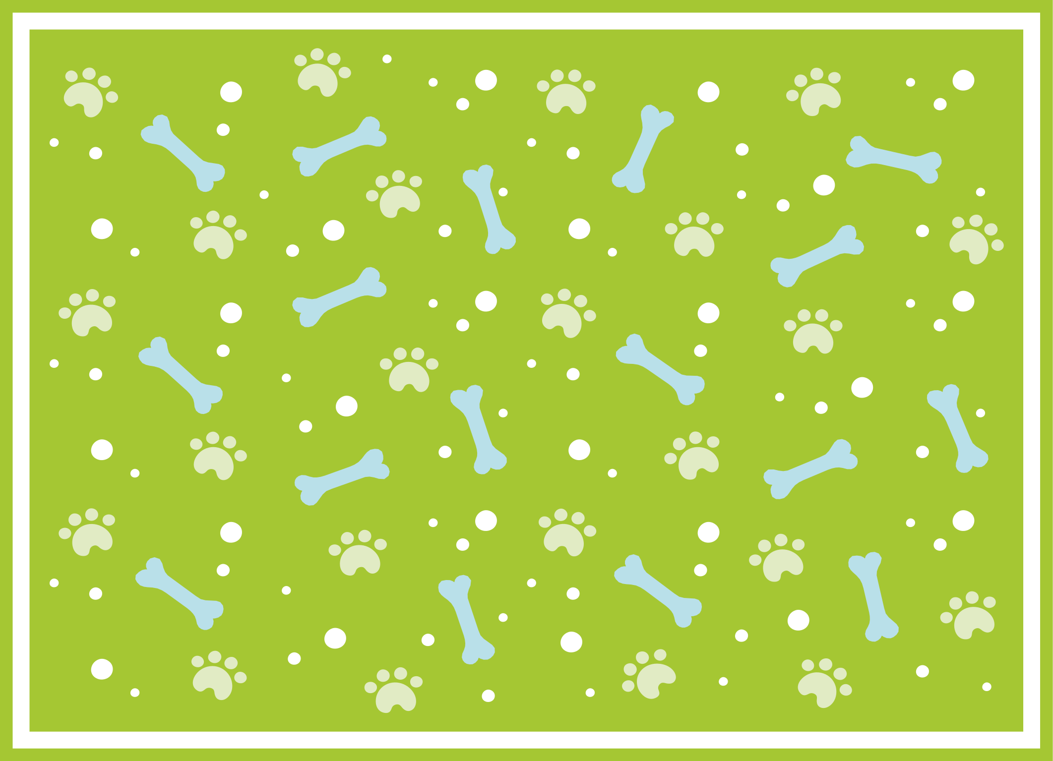 Vinyltæpper med dyr poteaftryk stil - TenStickers