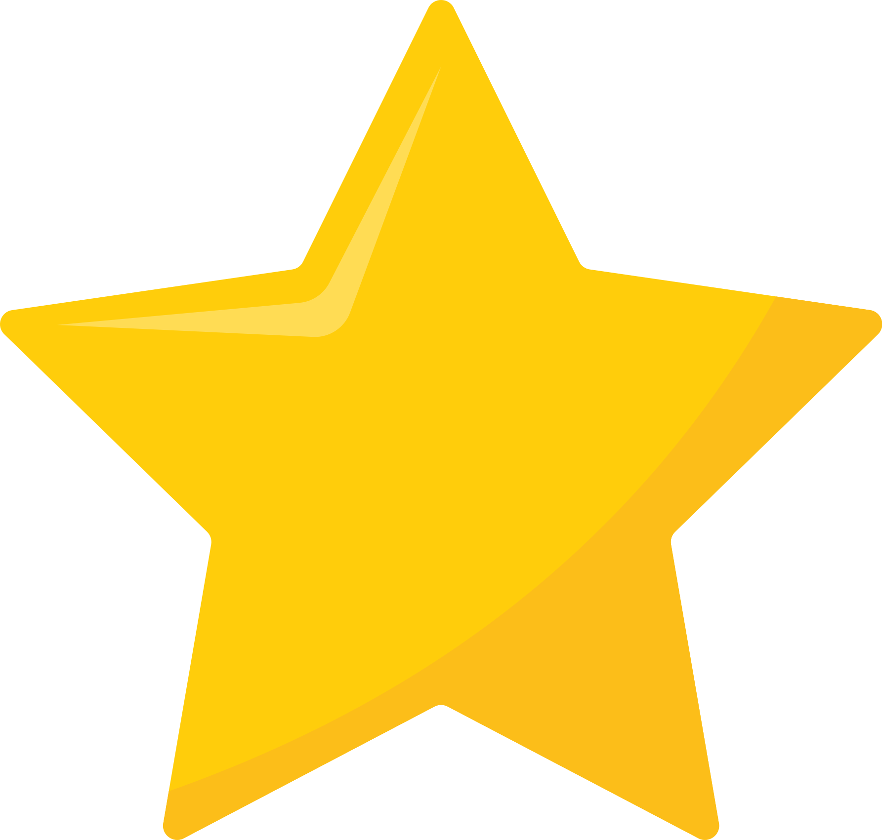 Gul klassisk stjerne vinyl tæppe - TenStickers