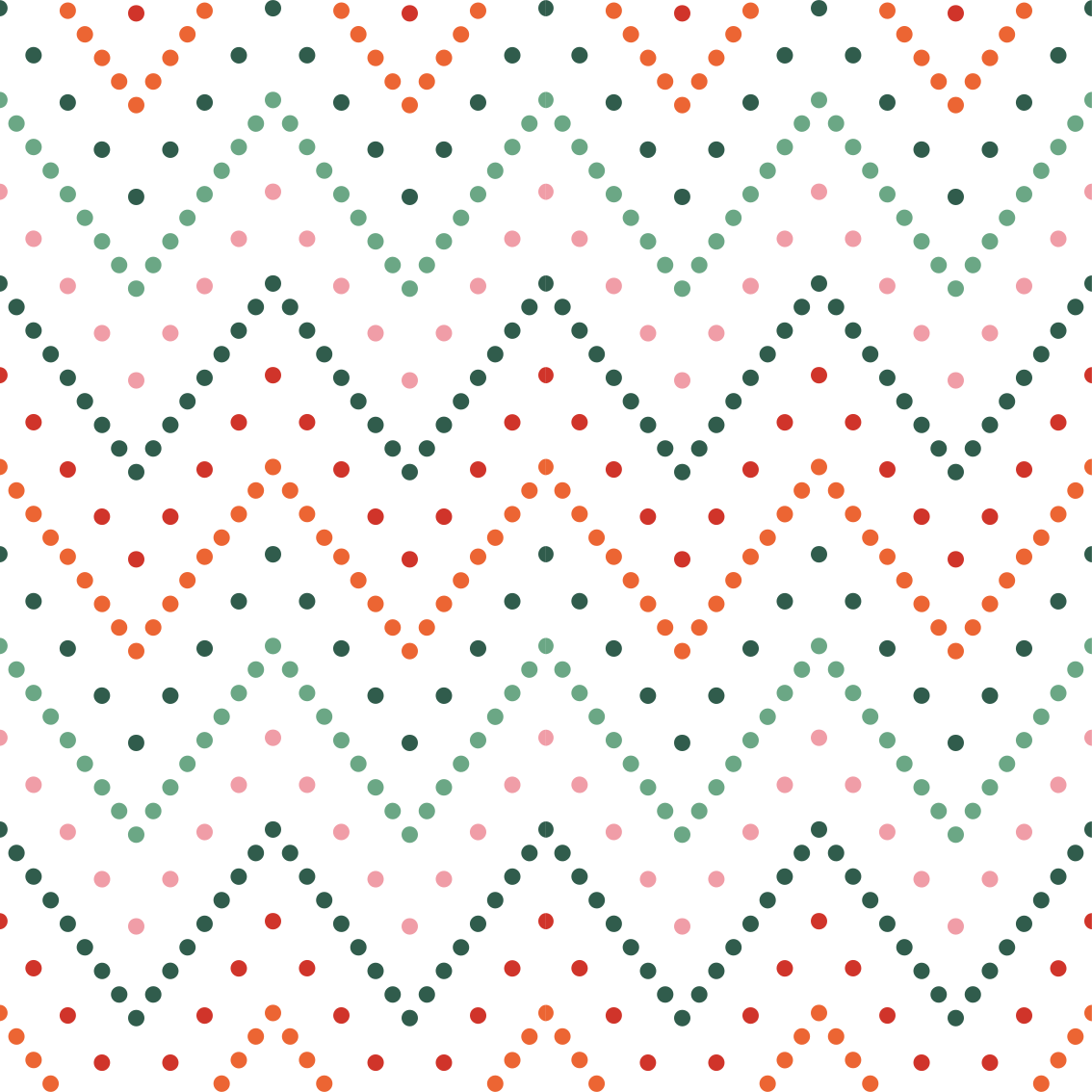 Farverigt chevronmønster vinyl tæppe - TenStickers