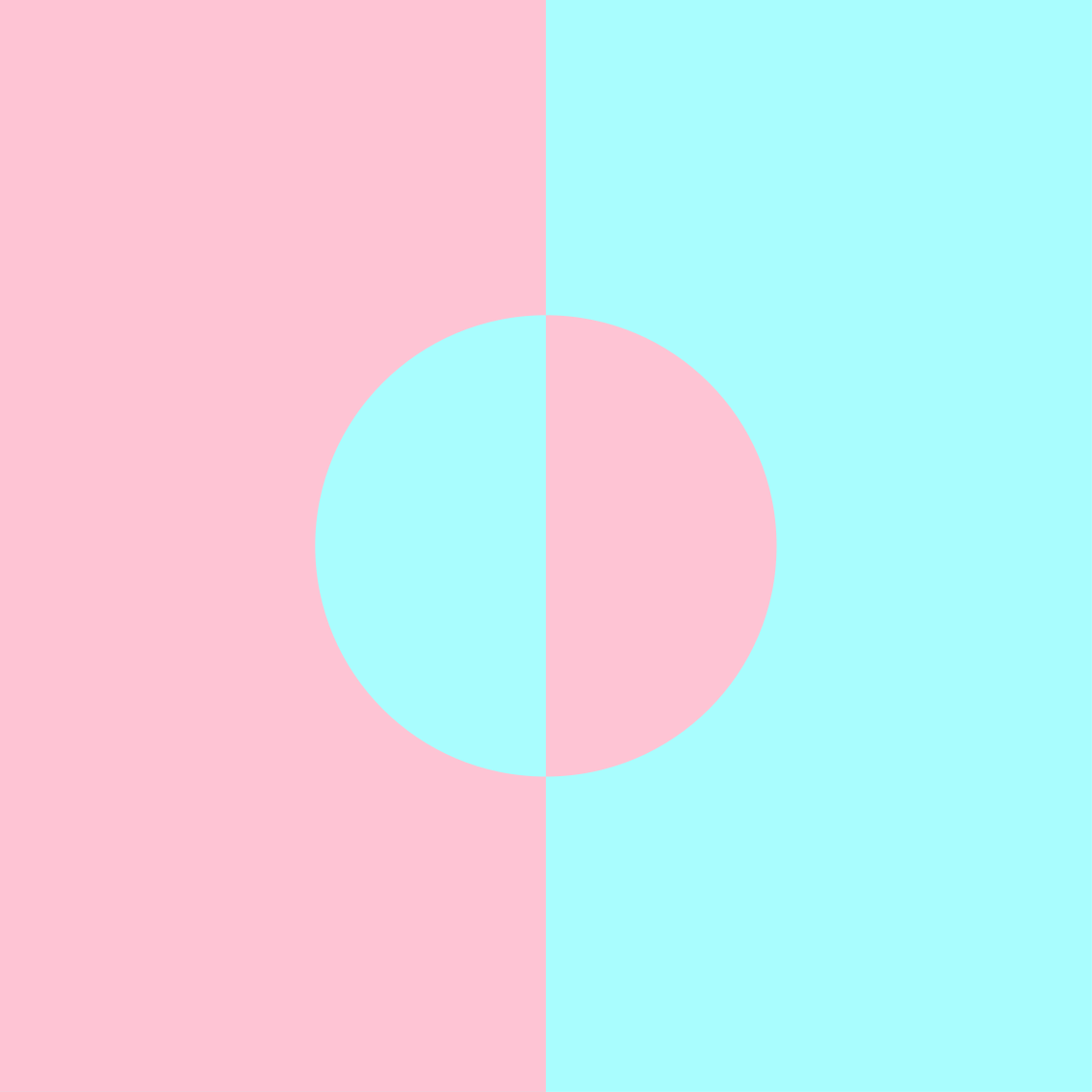 Blød farvekontrast minimalistiske vinyl tæppe - TenStickers