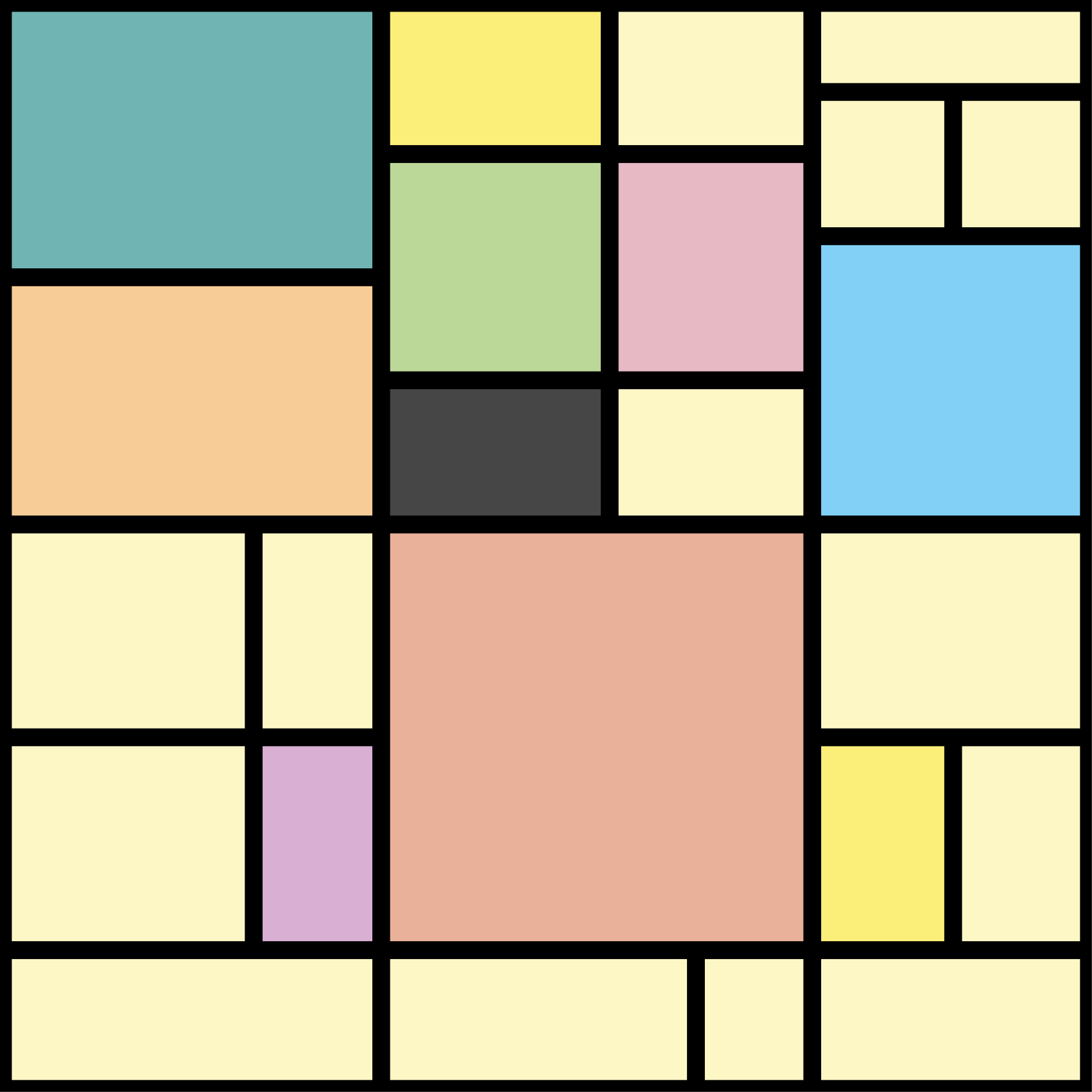 Levende geometri geometriske vinyl tæppe - TenStickers