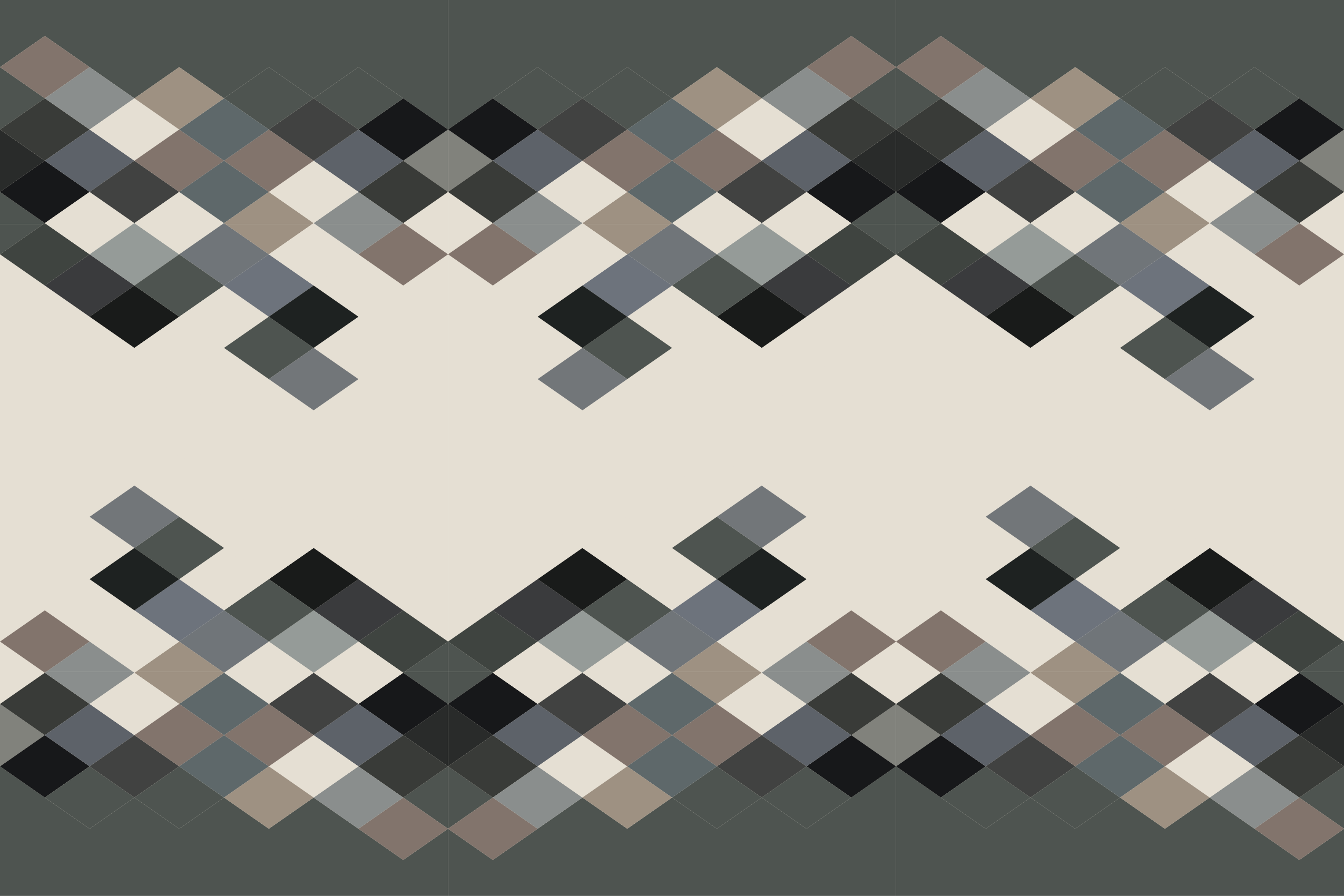 Mosaik vinyl tæppe moderne geometrisk mønster - TenStickers