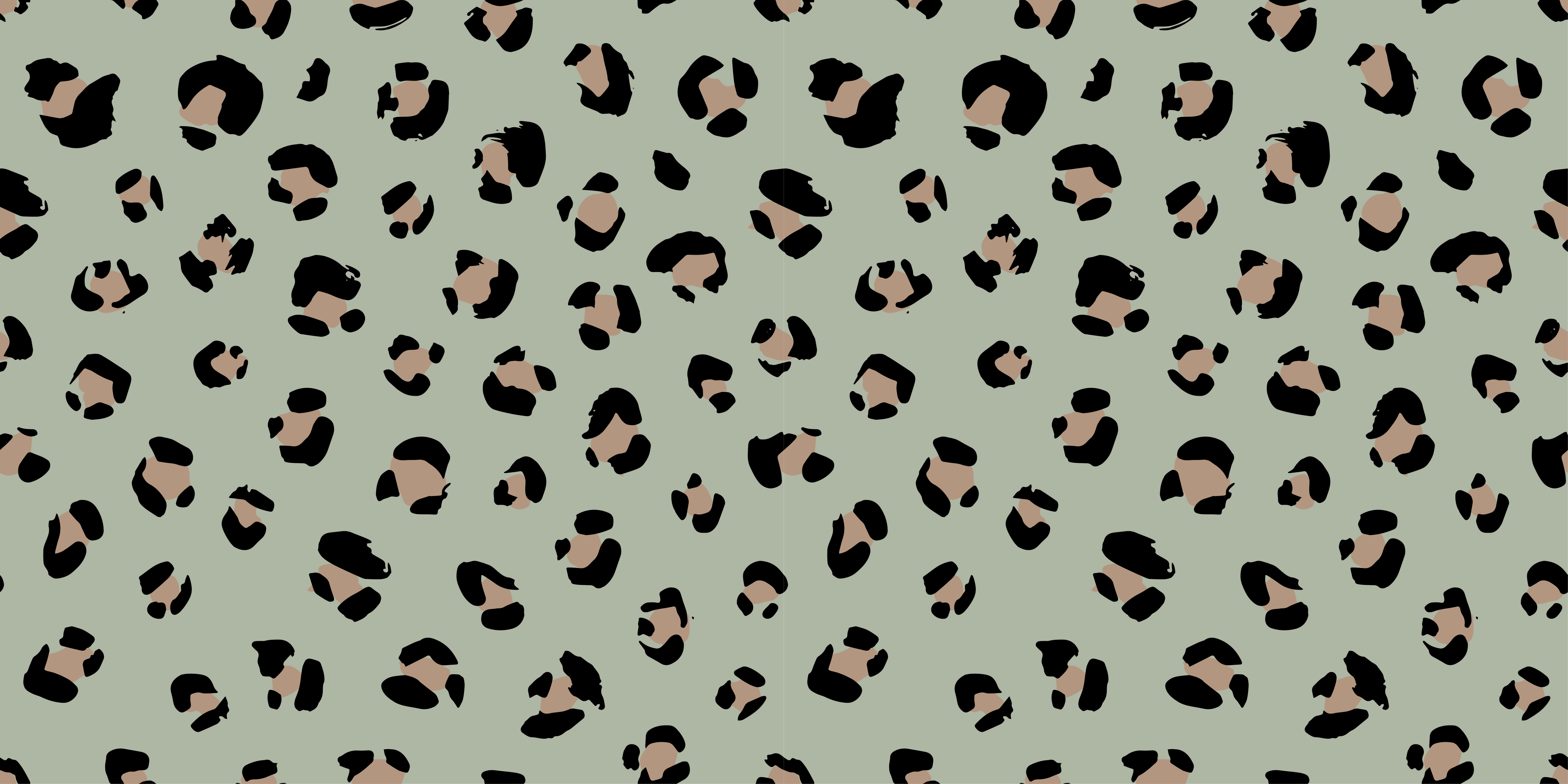 Vinyltæppe med dyreprint leopardmotiv æstetik - TenStickers