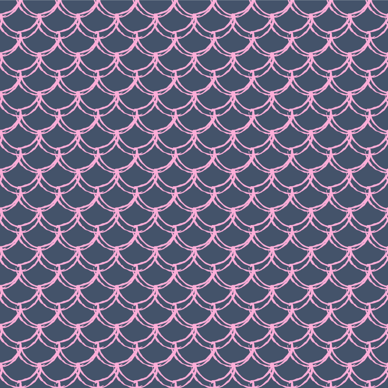 Bølgekoncept geometriske vinyl tæppe - TenStickers