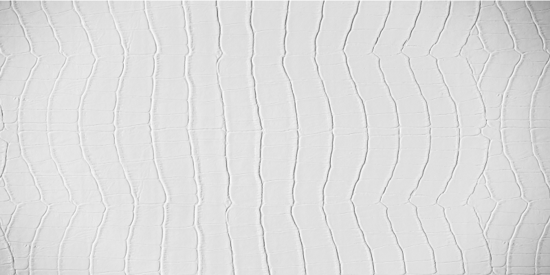 Hvidt læder tekstur rektangulært tæppe - TenStickers