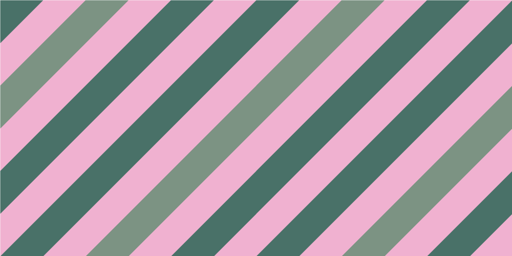 Diagonale lyserøde striber vinyltæppe til entre - TenStickers